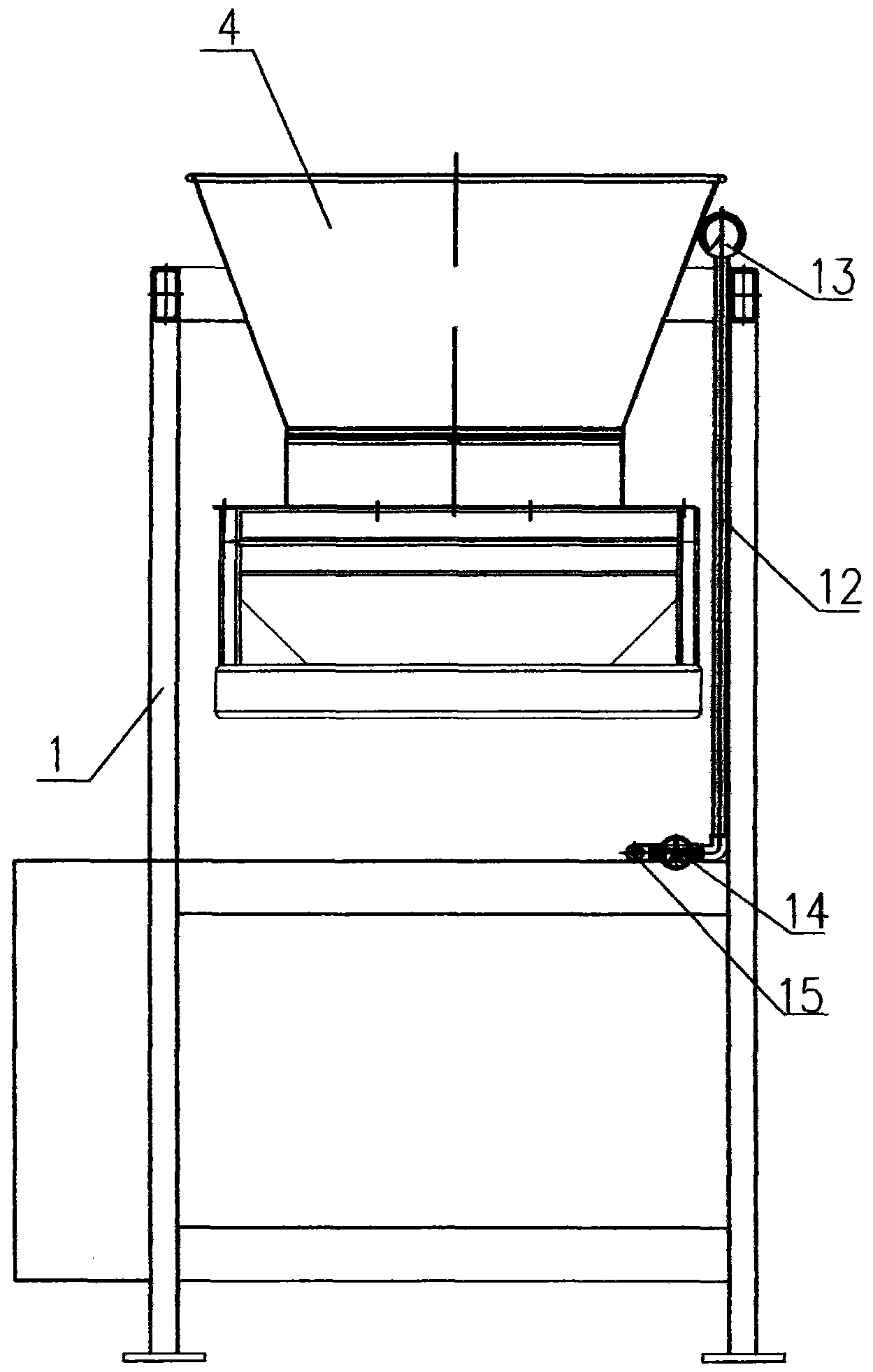 Fuel gas catalyzing type infrared enzyme deactivating and drying all-in-one machine