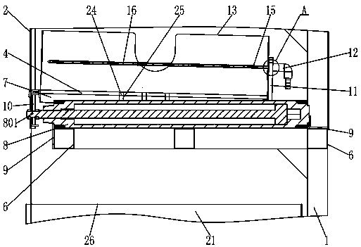 Fungus stick water injection device