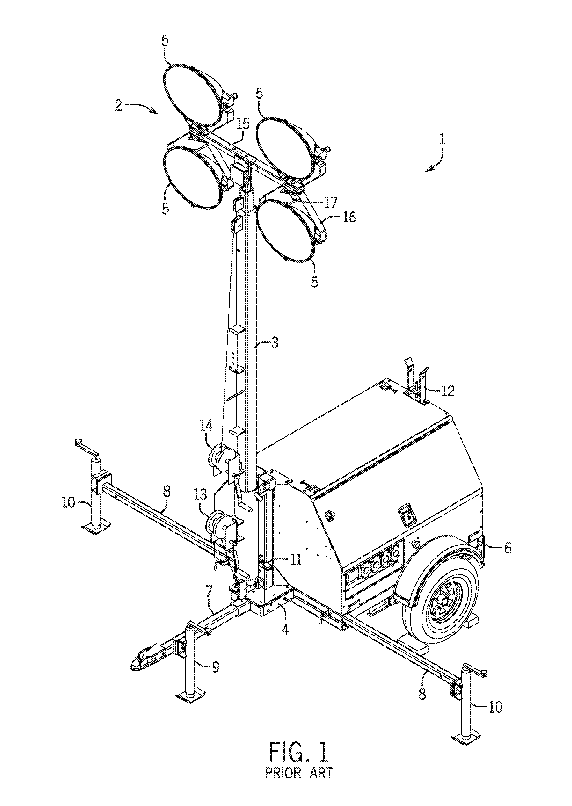 Light source assembly for portable lighting system