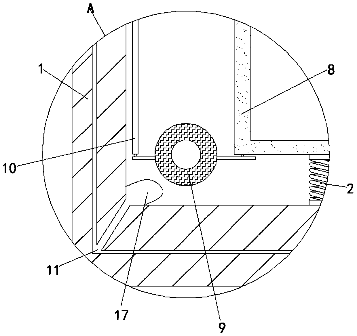 Damp-proof instrument placing box capable of being automatically ventilated