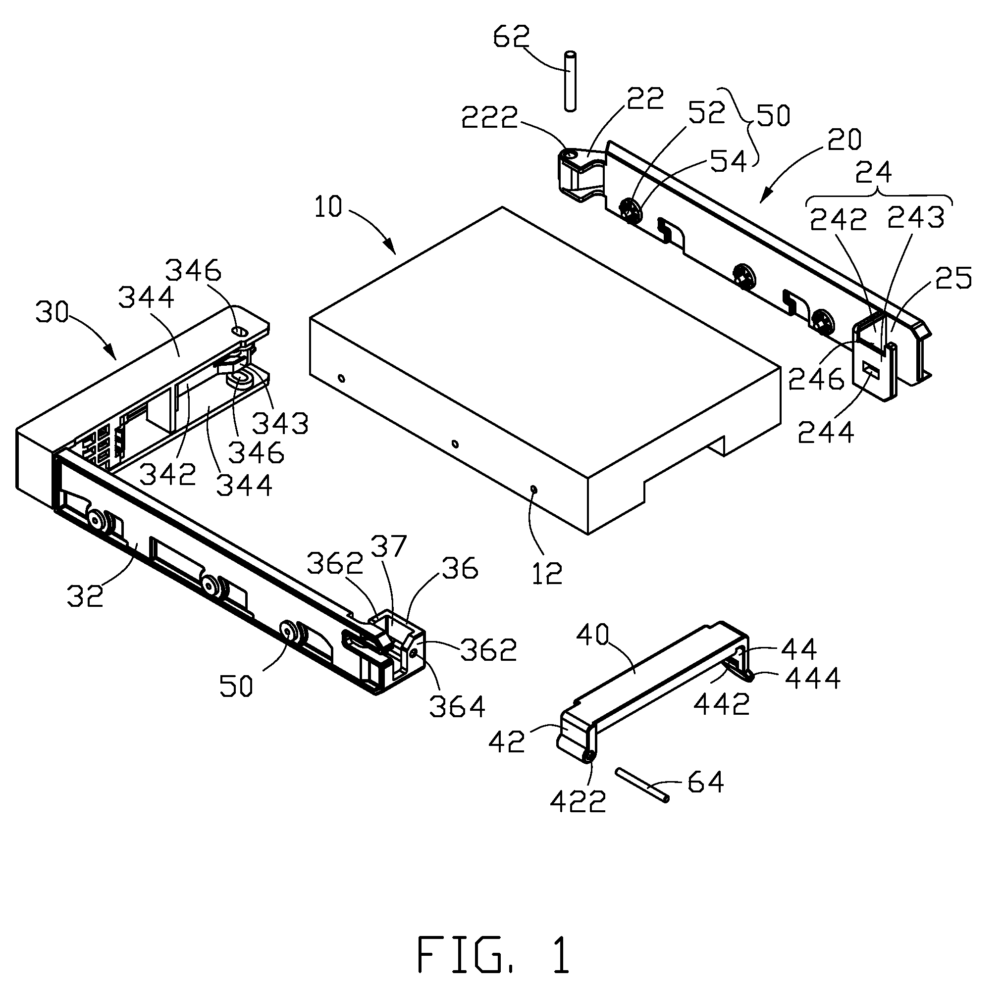 Fixing apparatus for hard disk drive