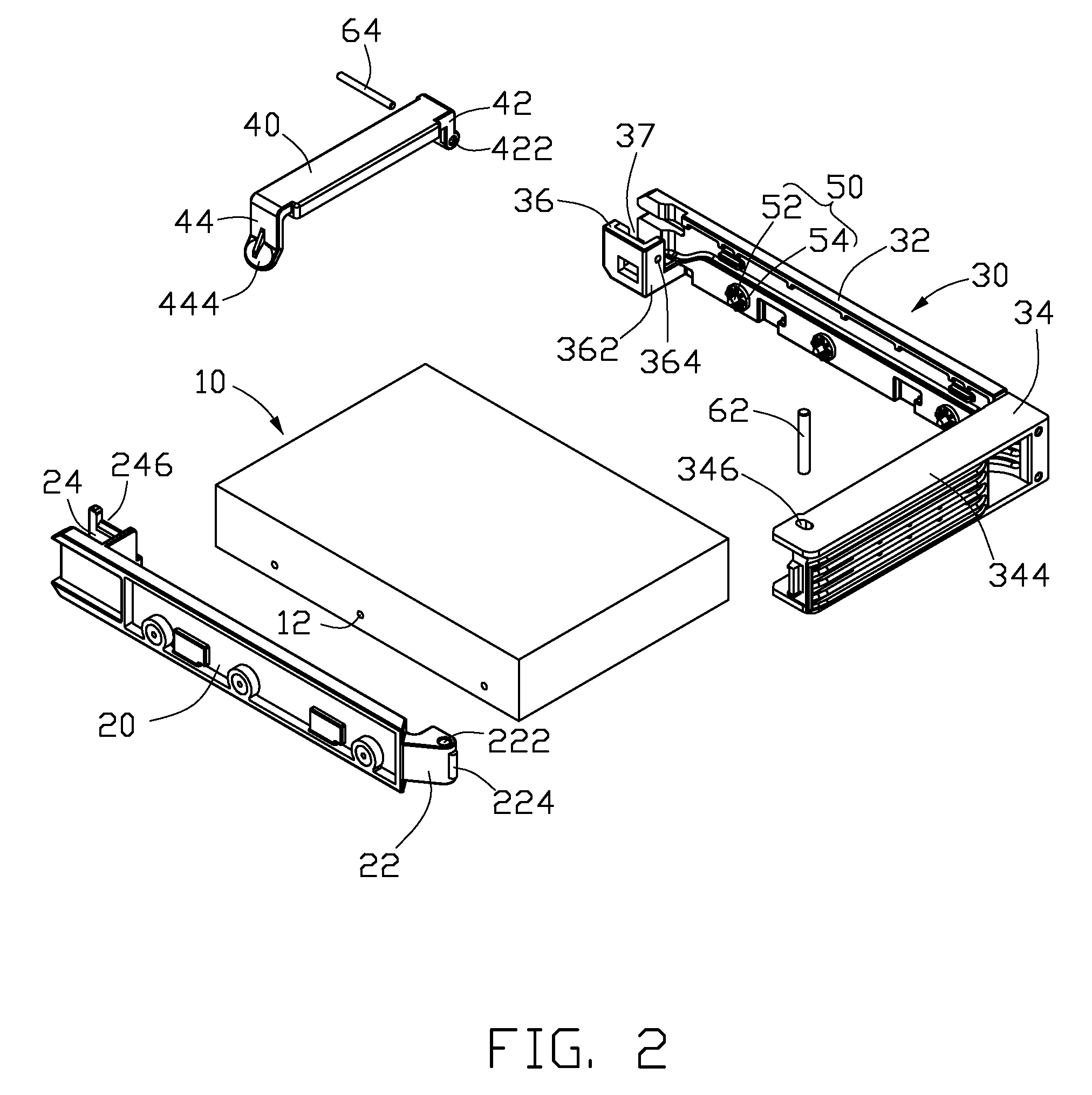 Fixing apparatus for hard disk drive