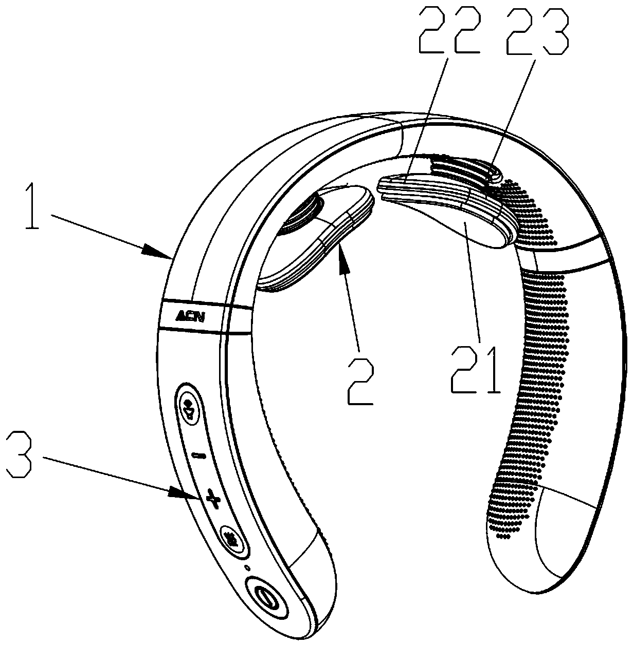 Anti-creeping pulse massage apparatus