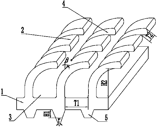 Strengthened evaporation heat transferring tube