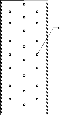 Absorbing core for treating excrement and manufacturing method for absorbing core