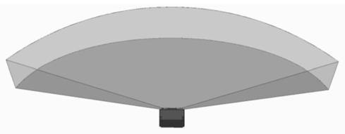 Unmanned vehicle safety protection system and method based on solid-state area array laser radar