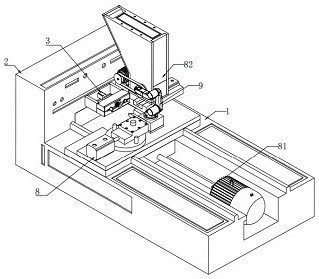 Clamping device of numerical control machine tool