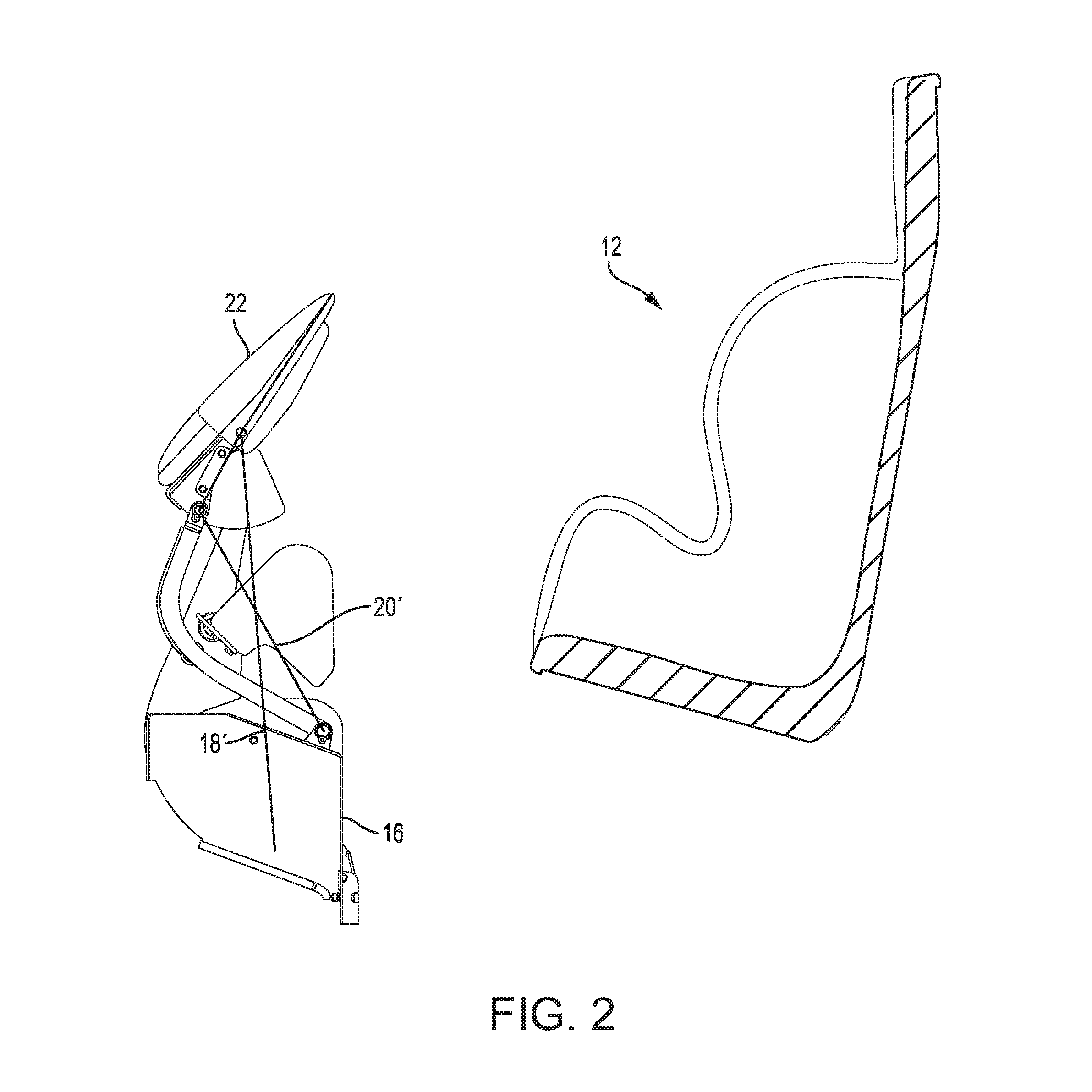 Restraint system for amusement ride