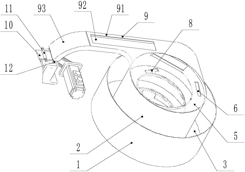 Automatic feeding device of automatic capping machine for electronic connectors