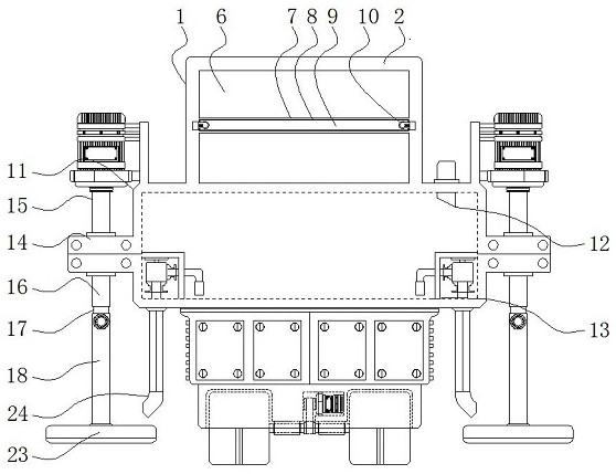 A wheeled sterilization robot with adjustment function for medical use