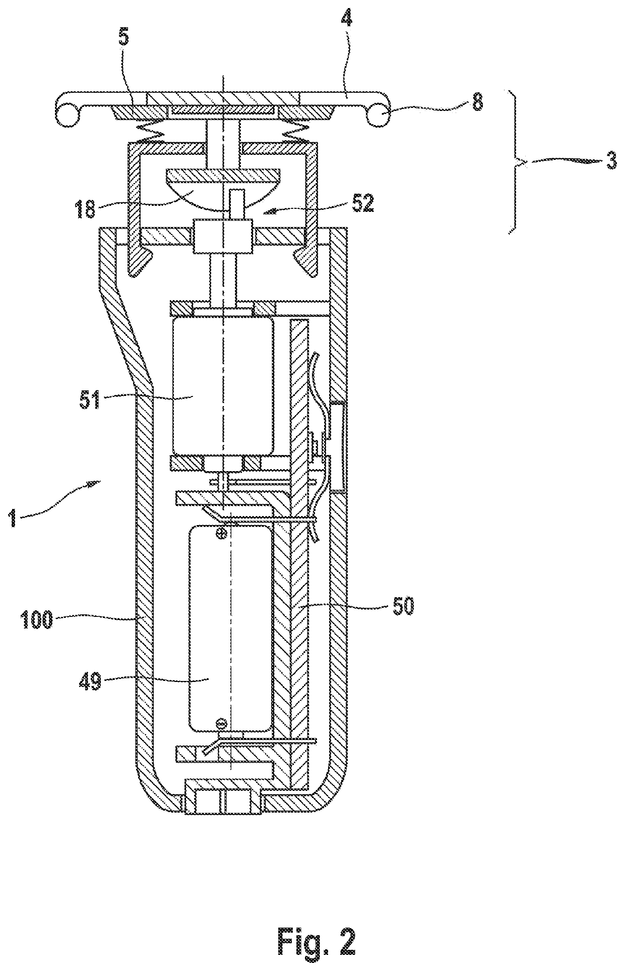 Electric beard trimmer