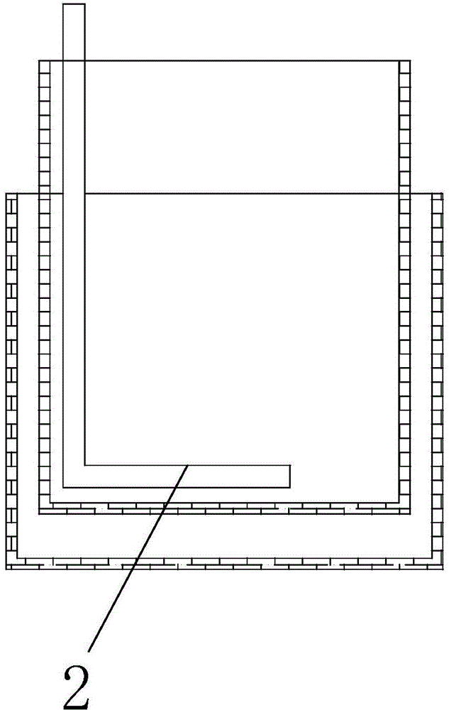 Stirring reaction tank used for amplified culturing of mineral-leaching microorganism