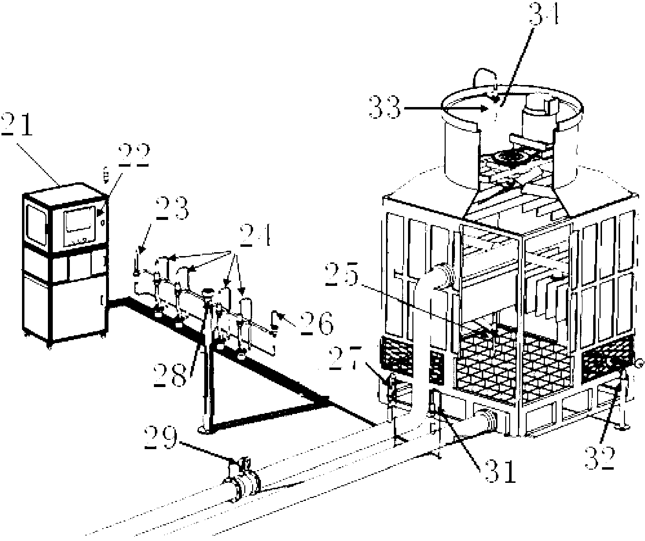 Method and system for evaluating thermal performance of cooling tower