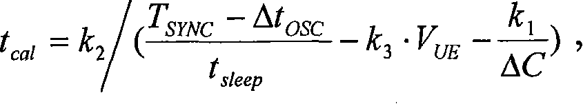 Method and device for calibrating sleep clock of TD-SCDMA terminal