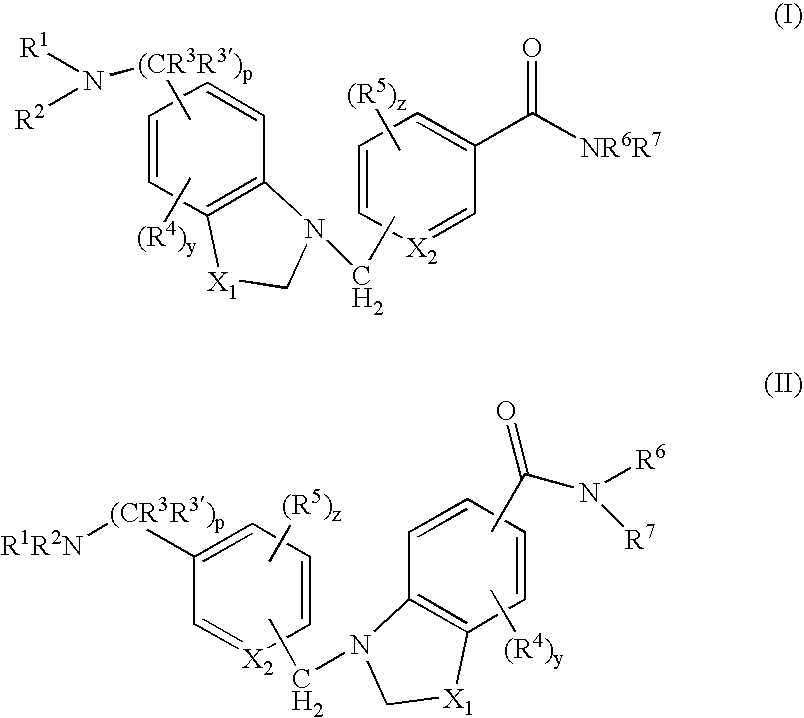 4-(5-aminomethyl)-indole-1-ylmethyl)-benzamide derivatives and related compounds as opioid receptor antagonists for the treatment of obesity