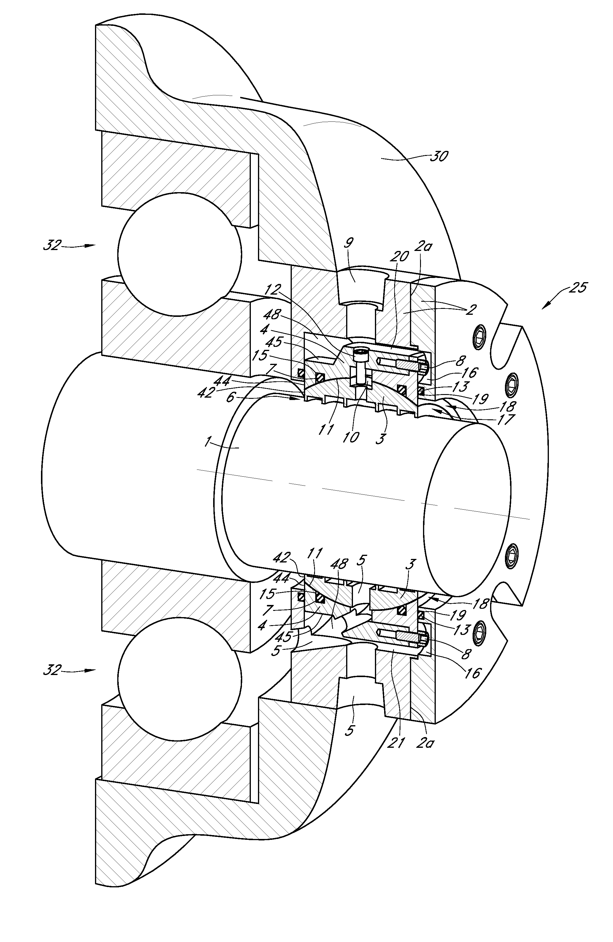 Pressure Balanced Shaft Seal Assembly