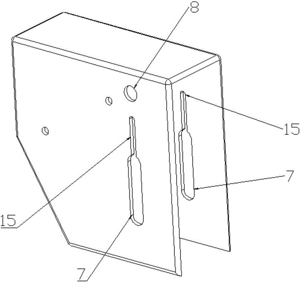 Obstruction-meeting stop device for electric garment airing machine