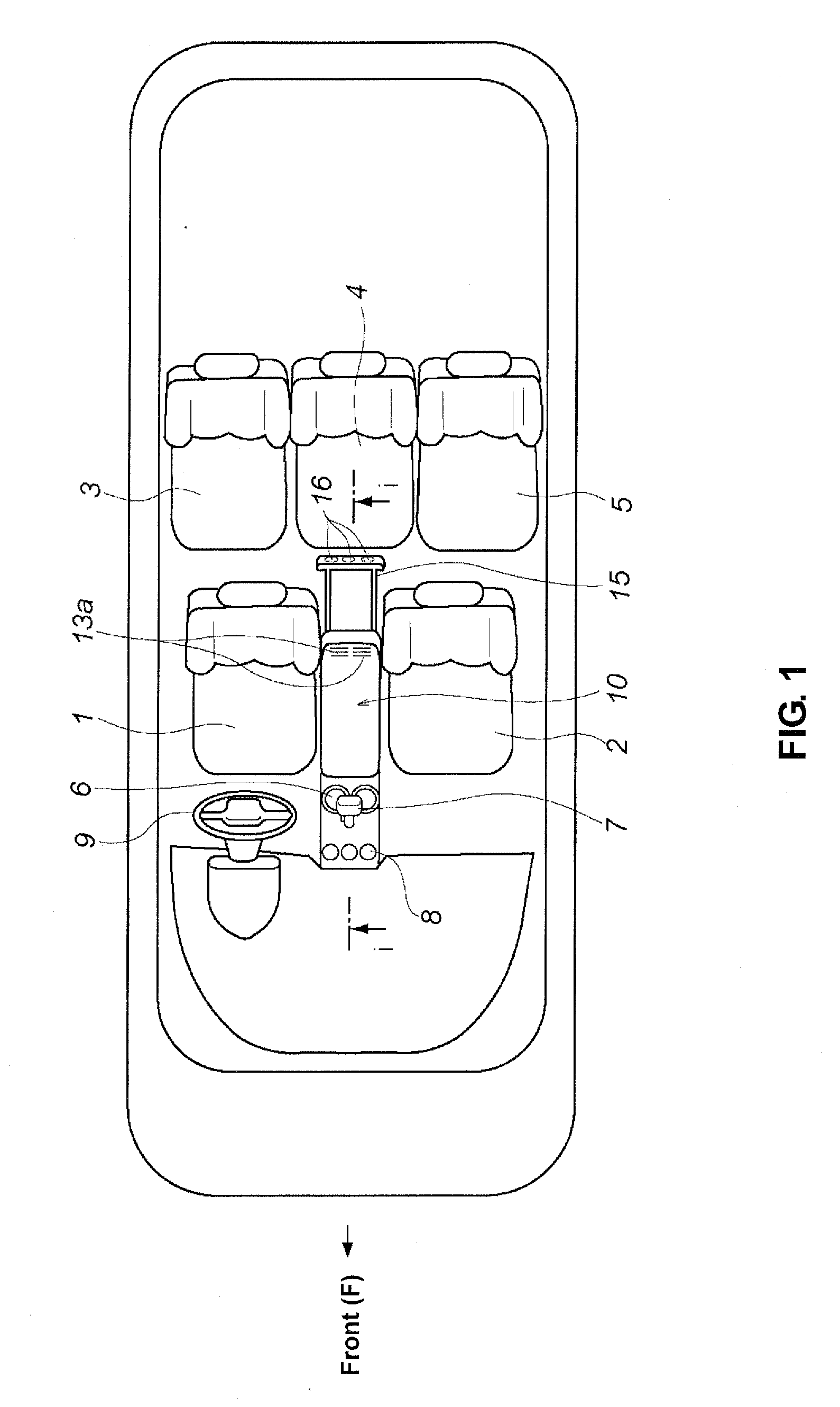 Center console structure of vehicle