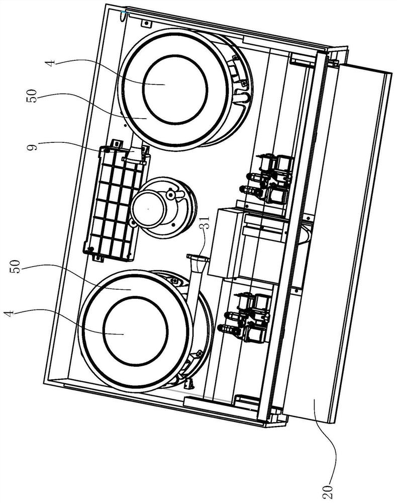 A gas stove and a cabinet using the gas stove