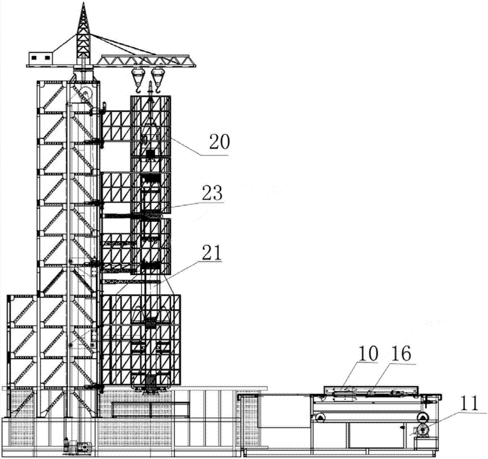 Rocket launching demonstration device and demonstration method