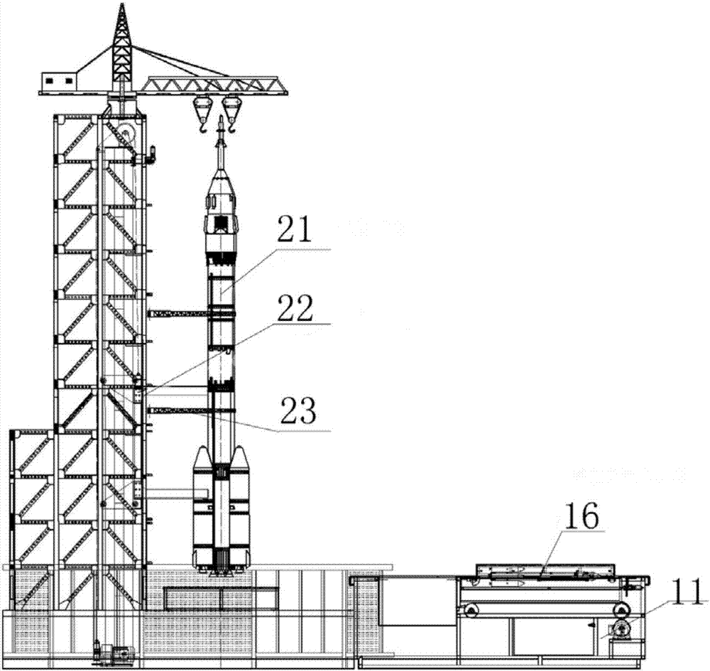 Rocket launching demonstration device and demonstration method