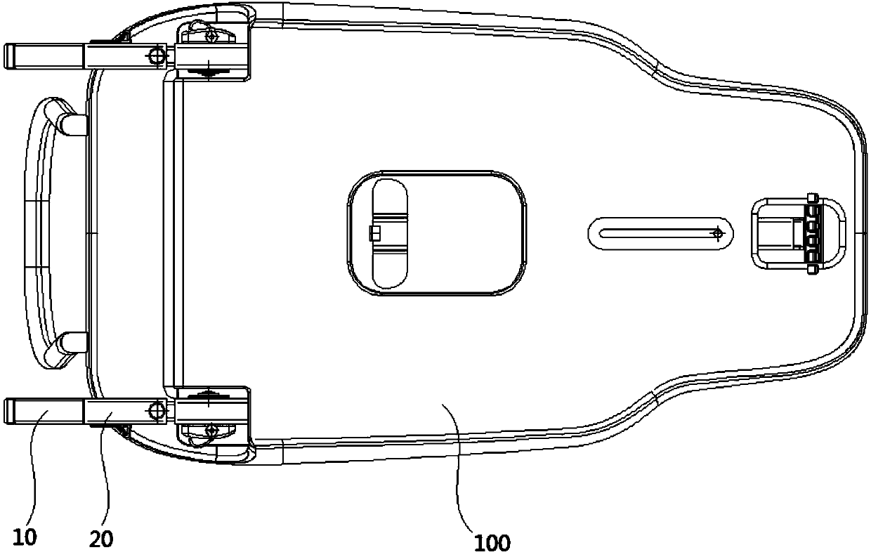 Child safety seat ISOFIX (International Standards Organization FIX) connection device and child safety seat