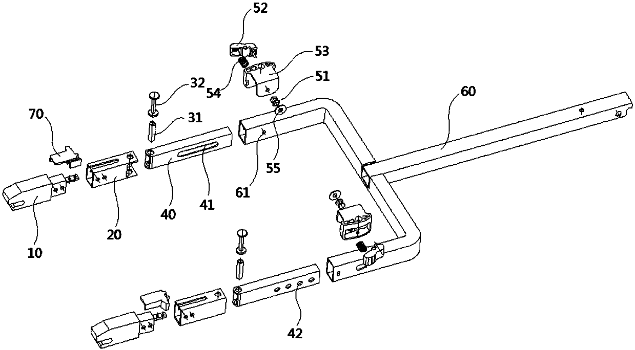 Child safety seat ISOFIX (International Standards Organization FIX) connection device and child safety seat