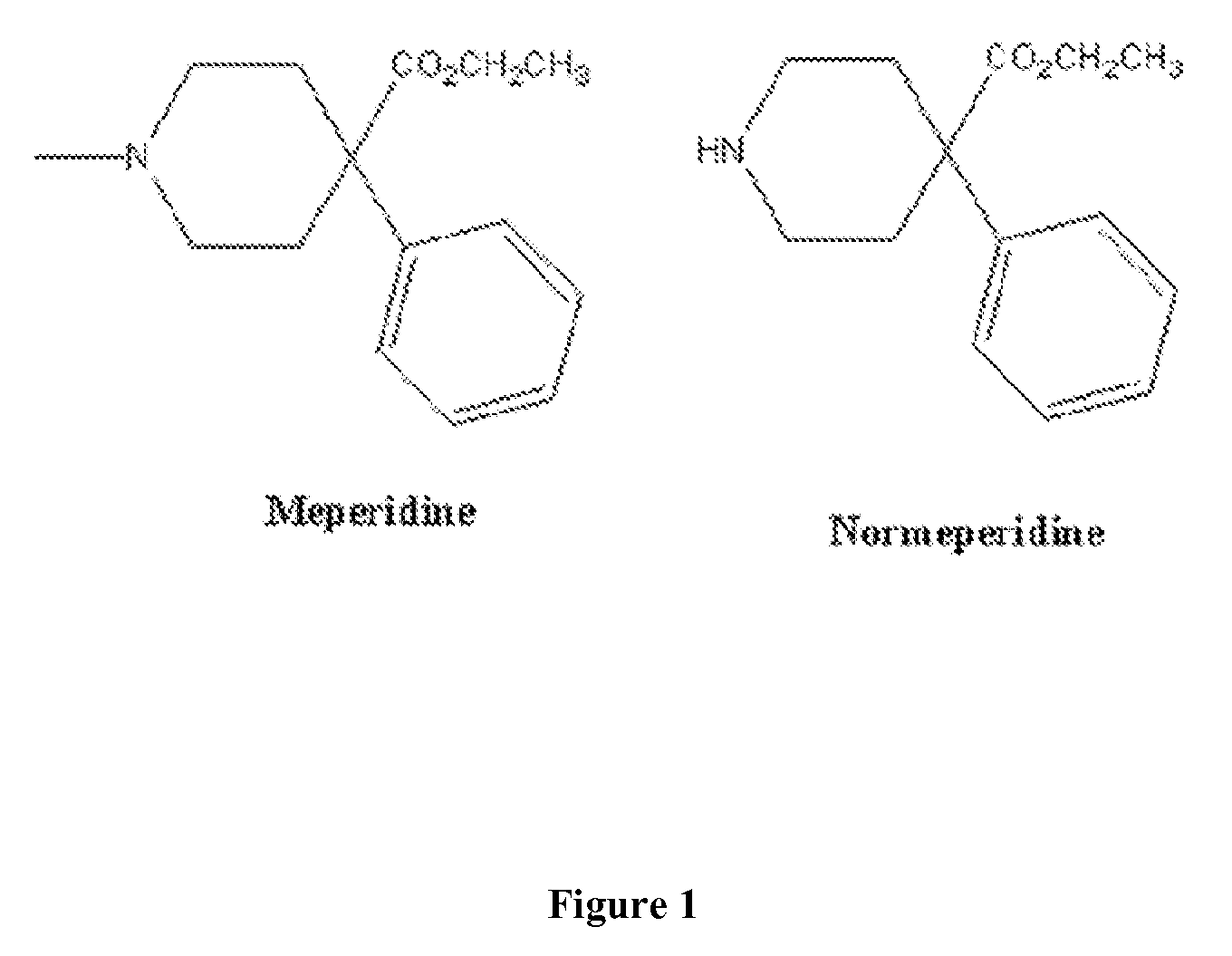 Immunoassays for meperidine and metabolites