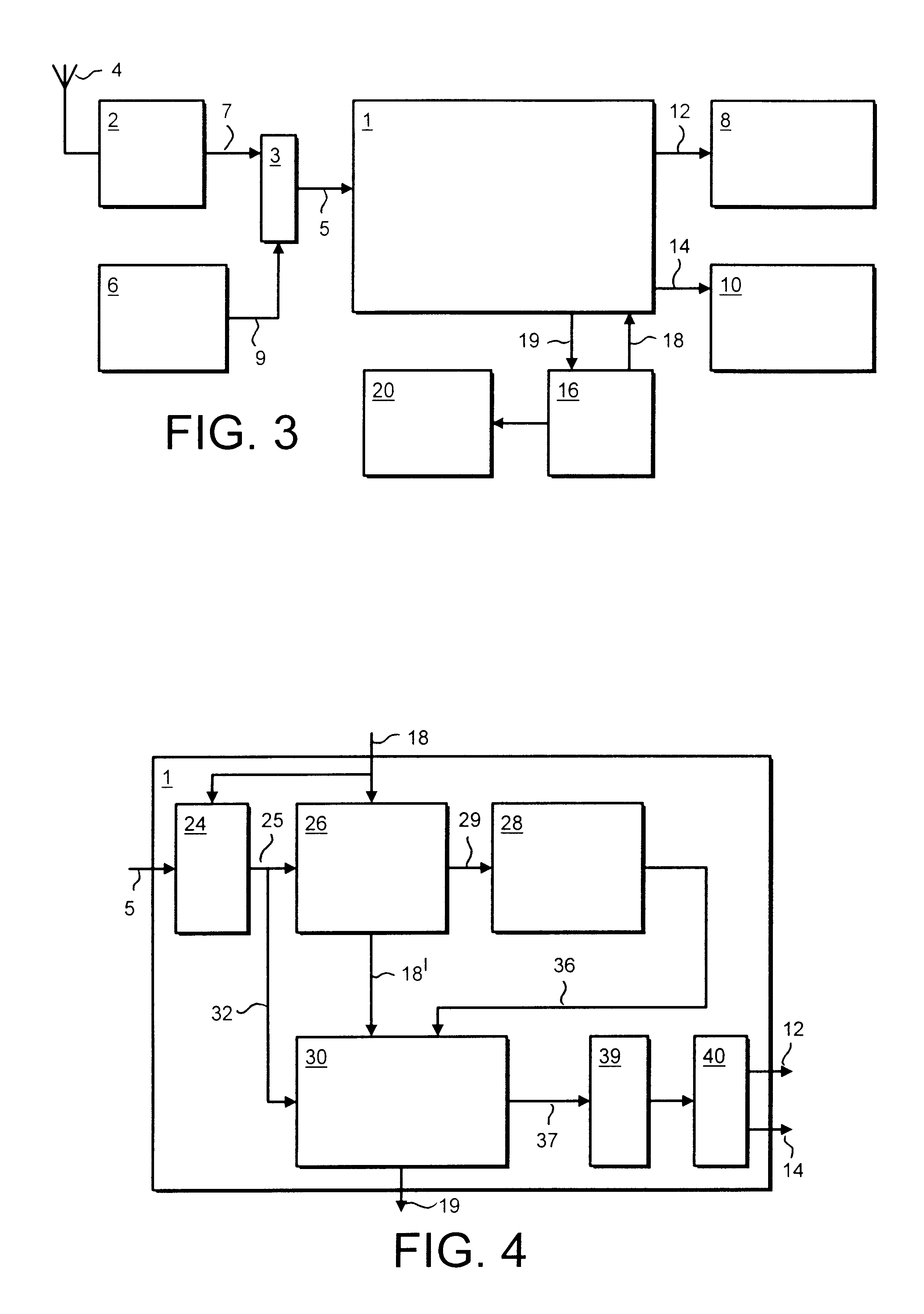 Method of processing signals and apparatus for signal processing