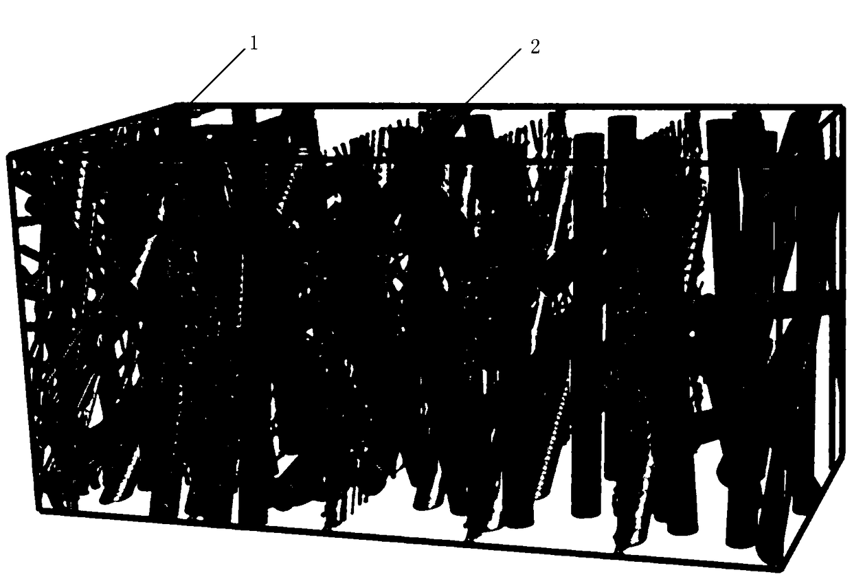 One-way moisture permeable and heat preservation composite material and preparation method thereof