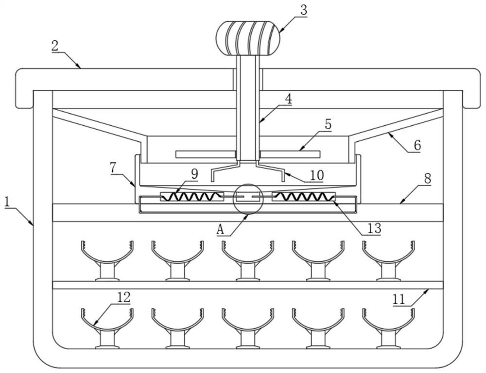 Cable bridge moistureproof structure for telecommunication transmission