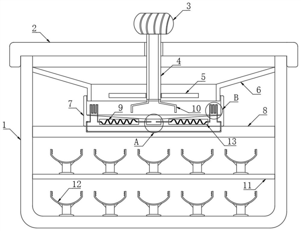 Cable bridge moistureproof structure for telecommunication transmission