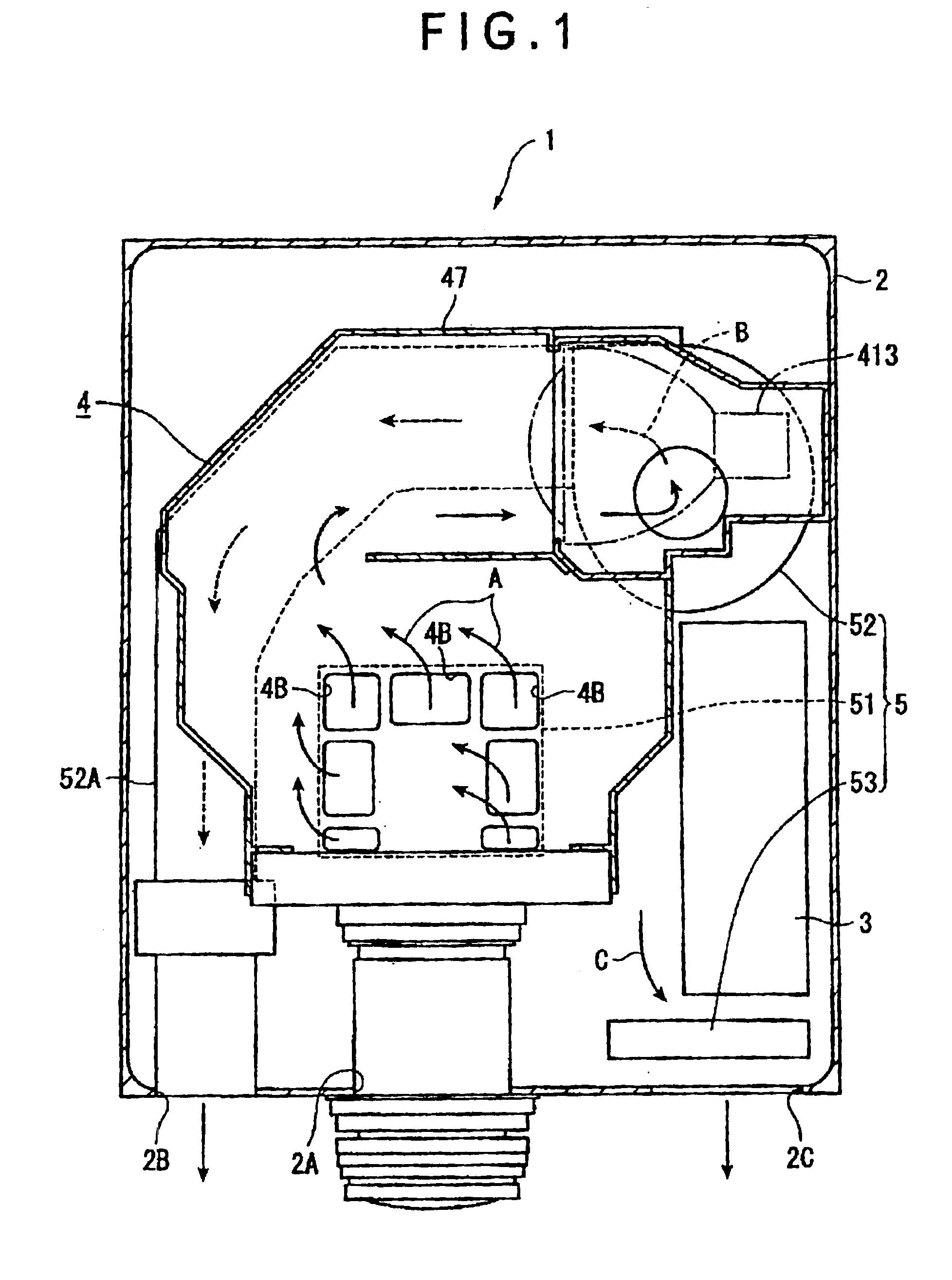 Optical device and projector having the optical device