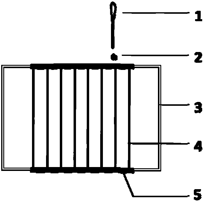 Sample preparation method for testing tensile property of asphalt-based carbon fiber multifilament