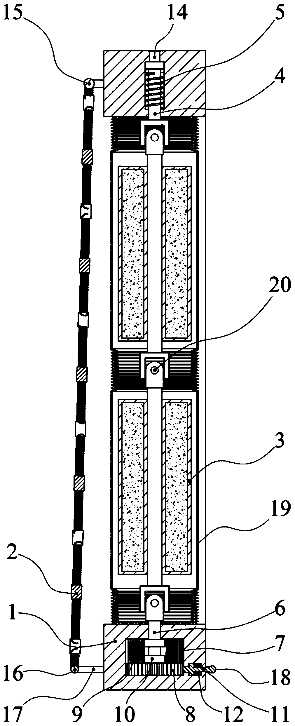 Safety guardrail for highway construction