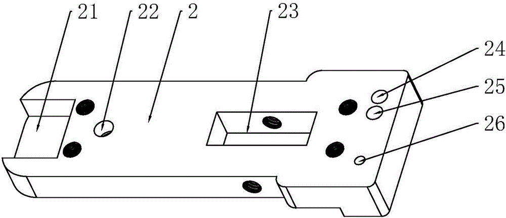 Electrical signal acquisition and transmission device for flat plate type working electrode