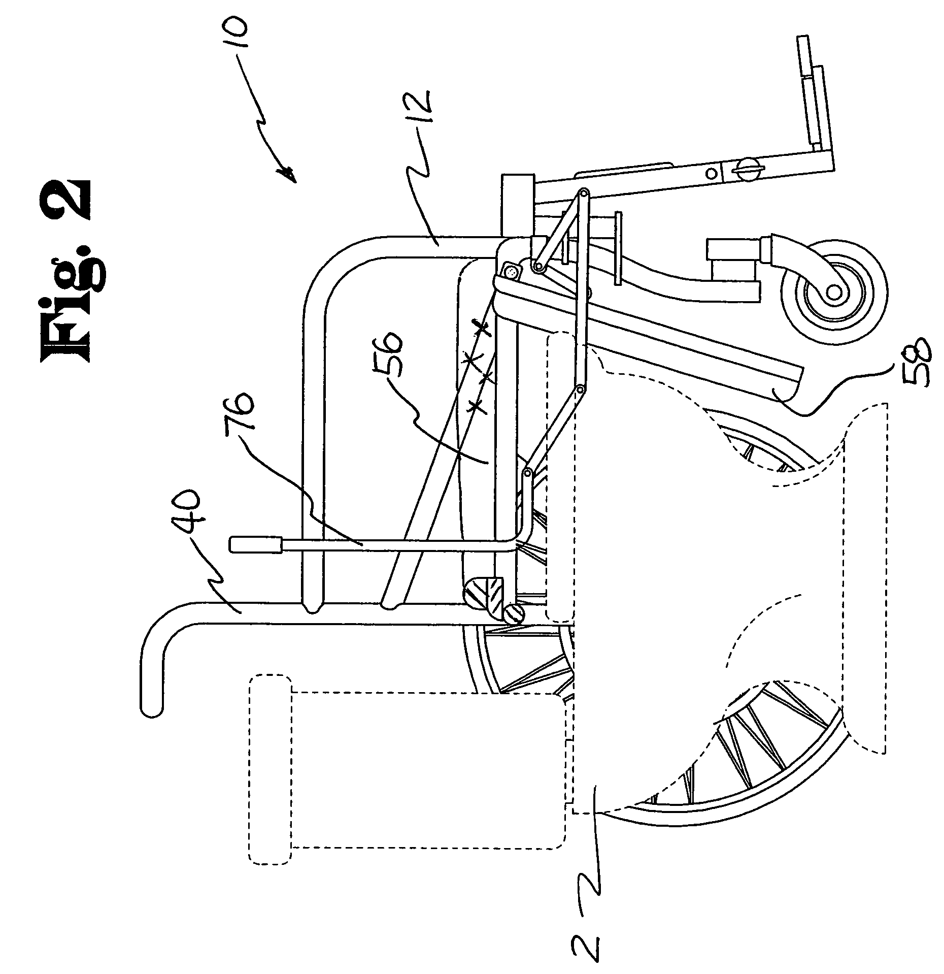 Wheelchair with enhanced toilet accessibility