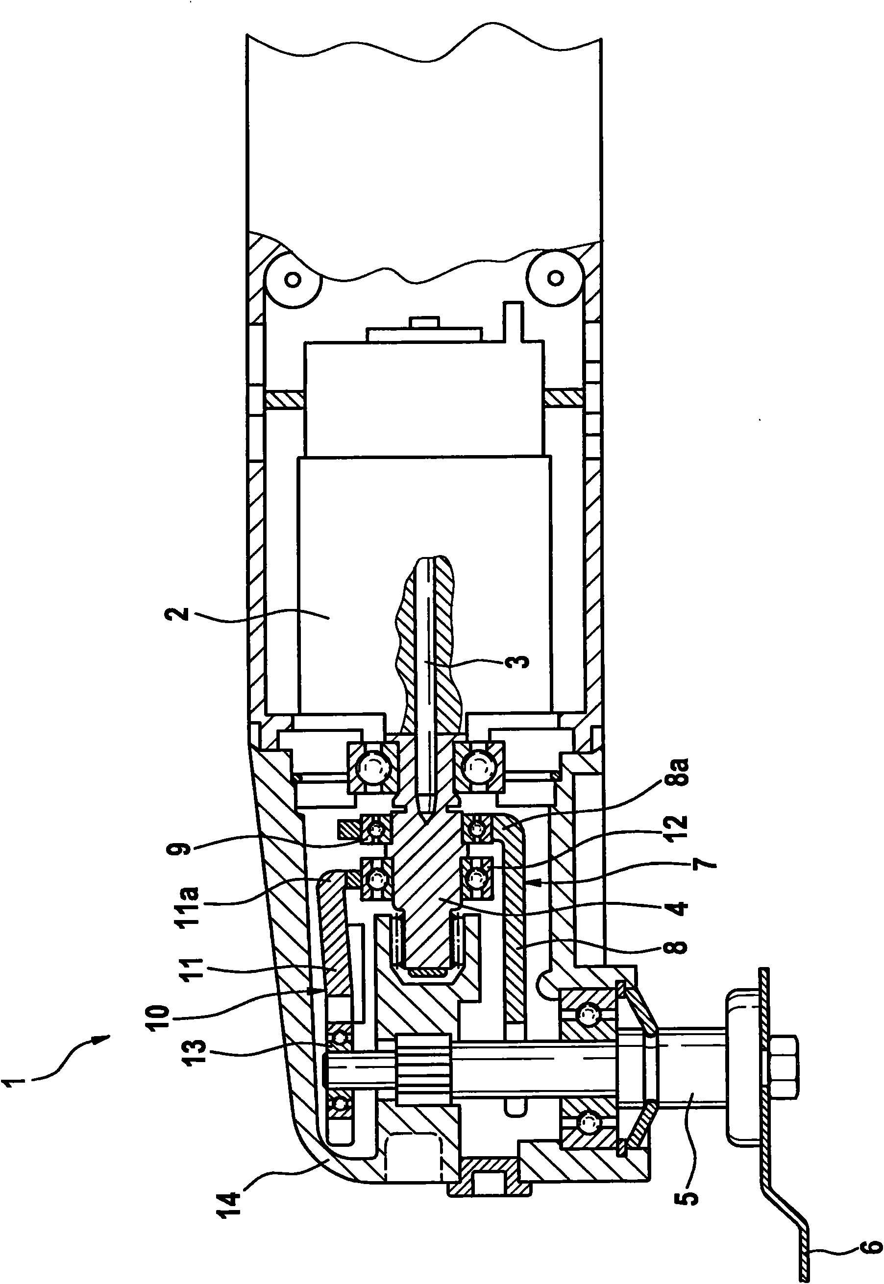 Motor-driven machine tool