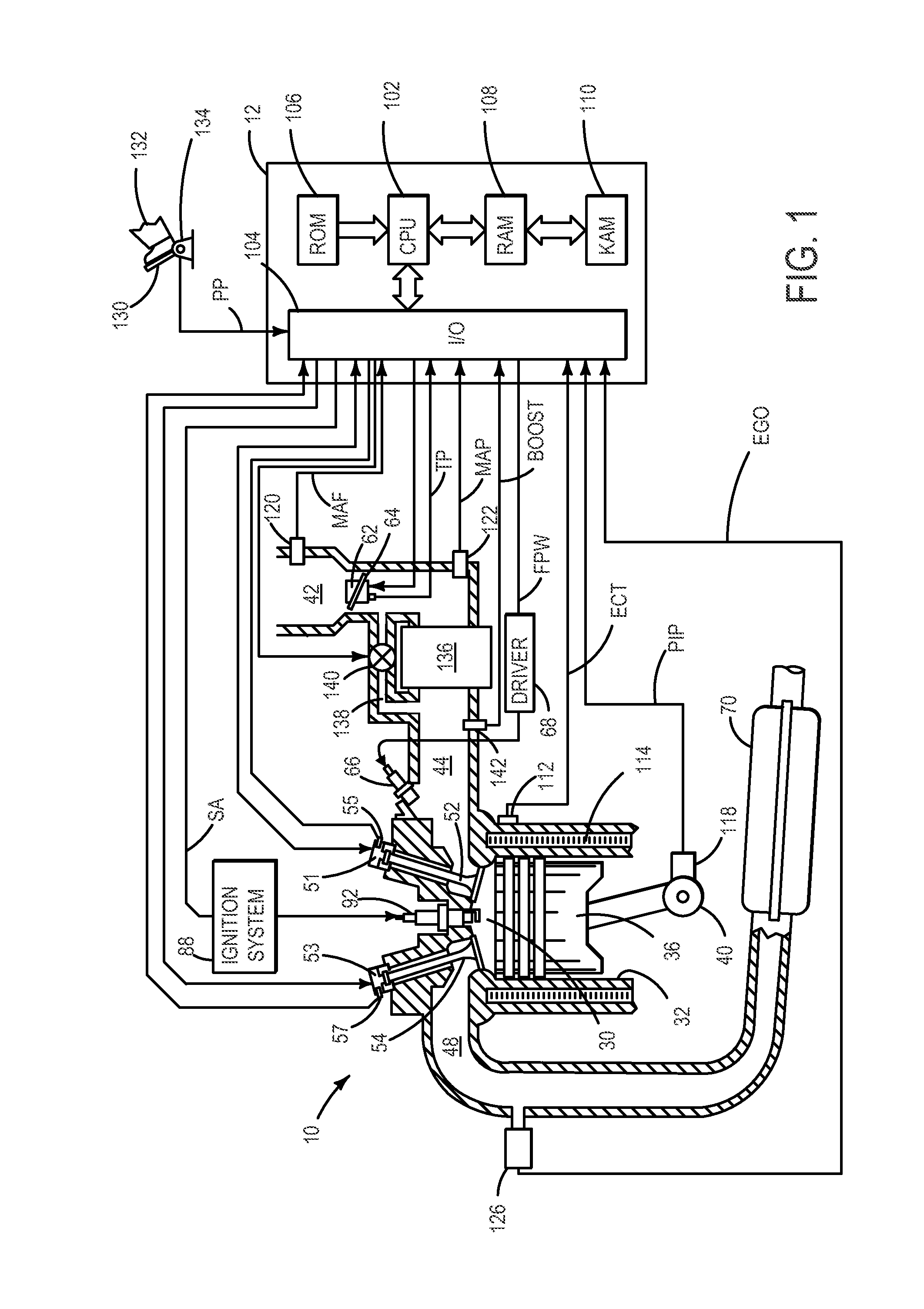 Engine balancing supercharger