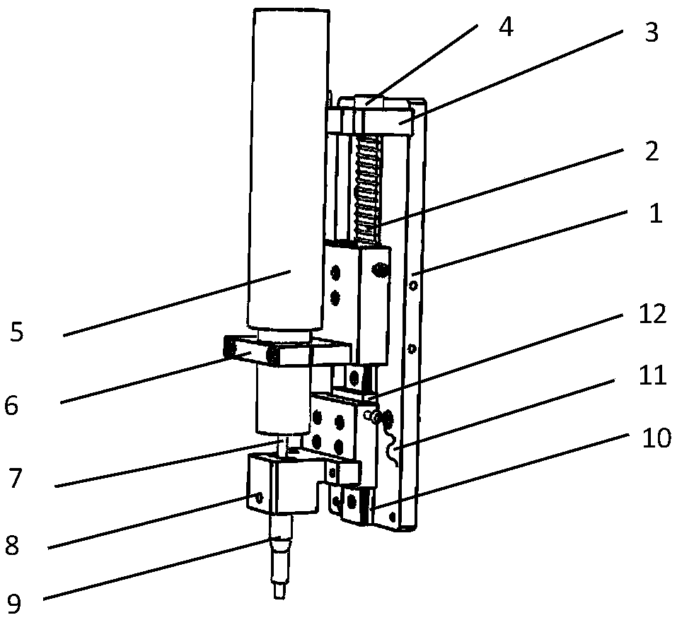 Rectangular coordinate robot screw driving manipulator and rectangular coordinate robot applying same