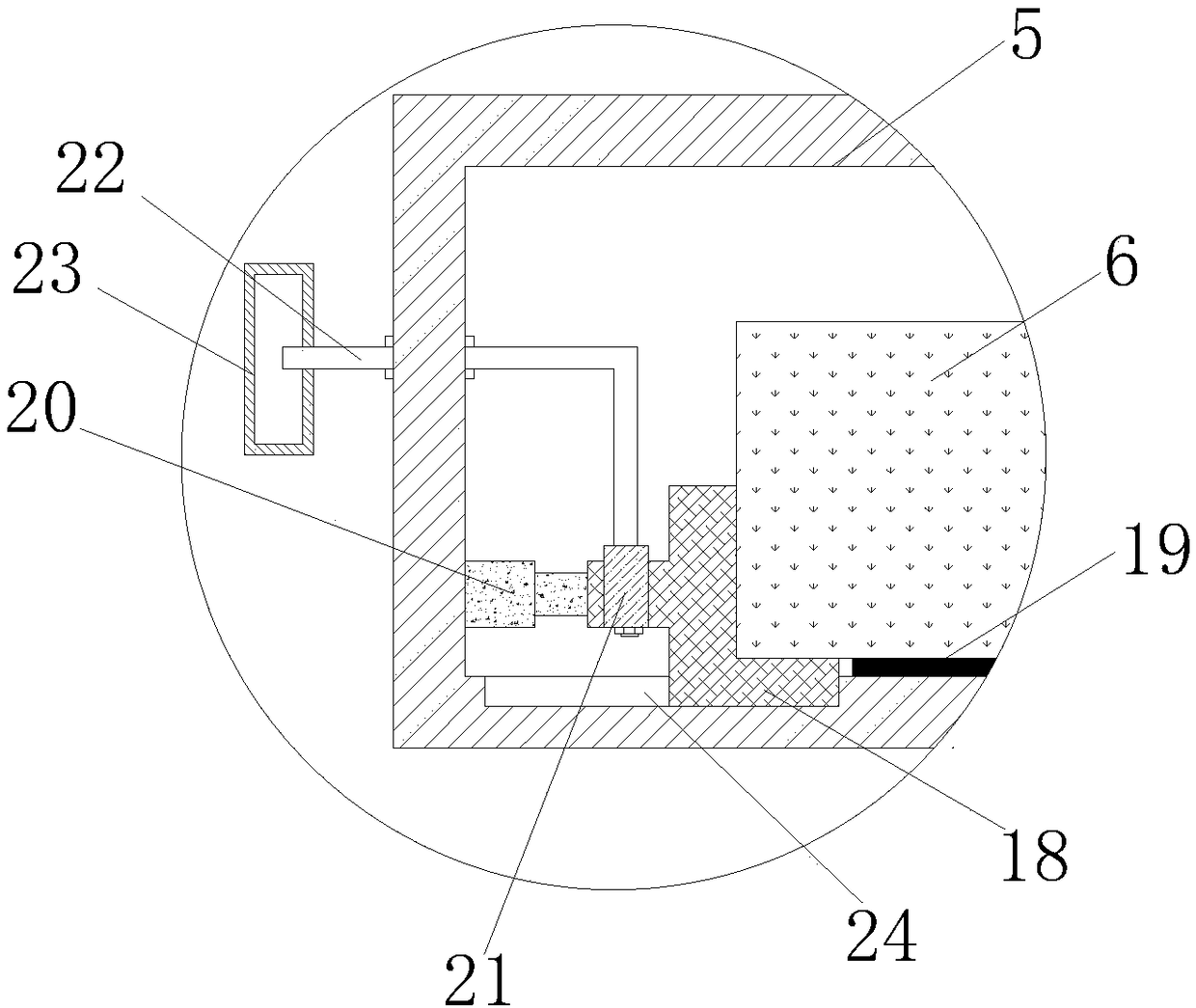 Stable power supply device for new energy automobile