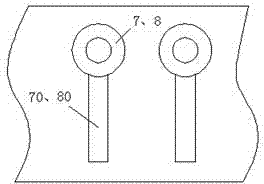 Bending device and bend forming method of cable high in heat dissipation speed and for electricity transmission