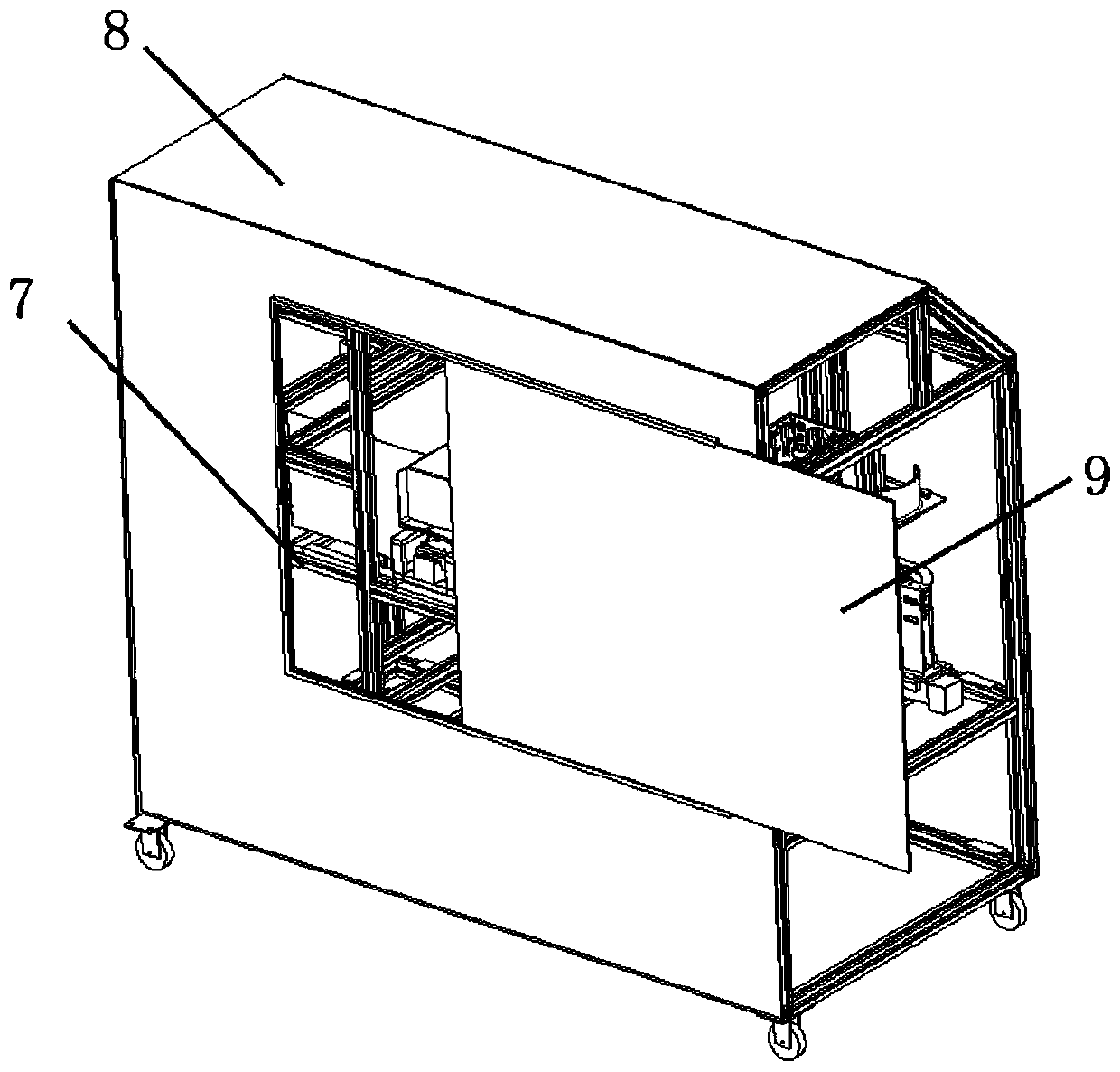 Novel body building meal automatic manufacturing and vending machine