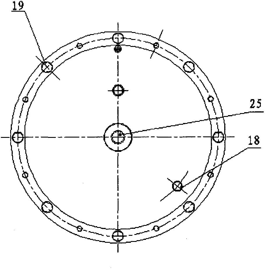 Through liquid-cooling self-circulation driving motor