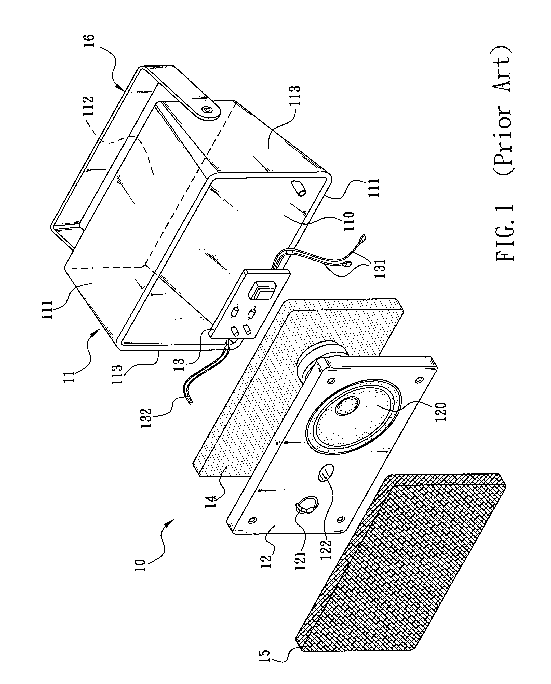 Speaker cabinet with increased air circulation efficiency