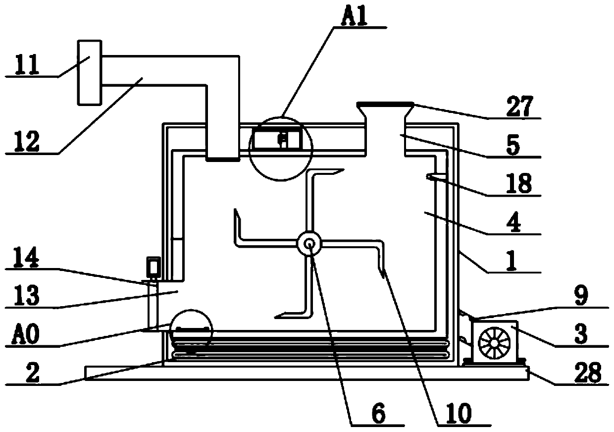 Tartary buckwheat drying device