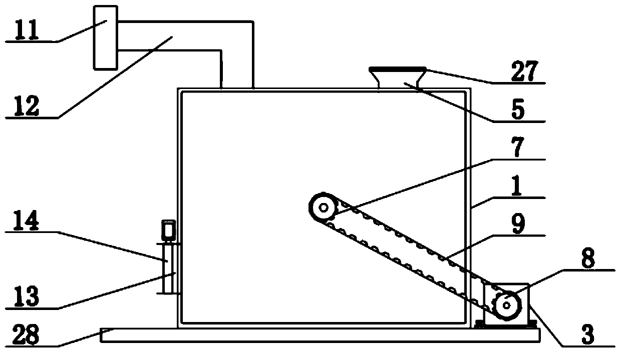 Tartary buckwheat drying device