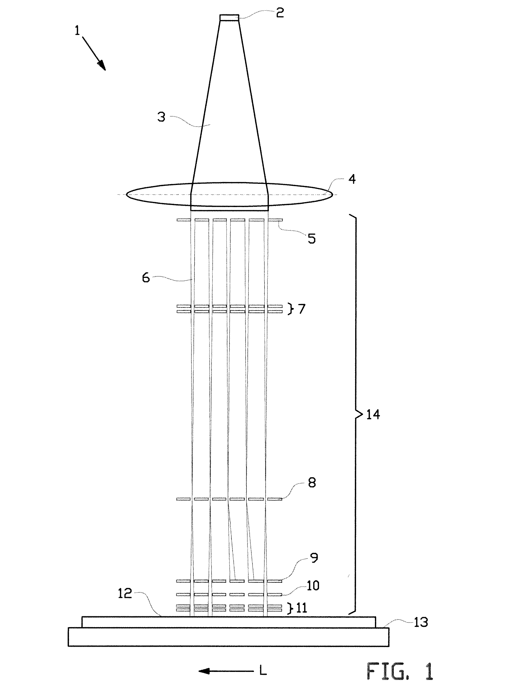 Position determination in a lithography system using a substrate having a partially reflective position mark