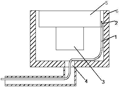 Canned reactor coolant pump locking cup local video inspection method