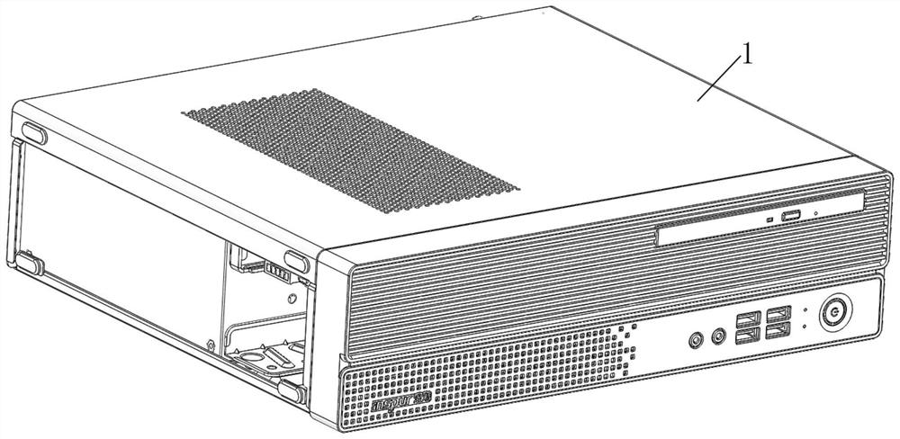 Server case easy to disassemble and assemble